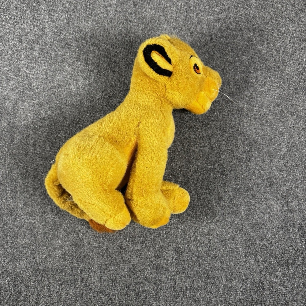 Vintage 90's Disney Store‎ Simba Plush The Lion King Sitting Stuffed Animal